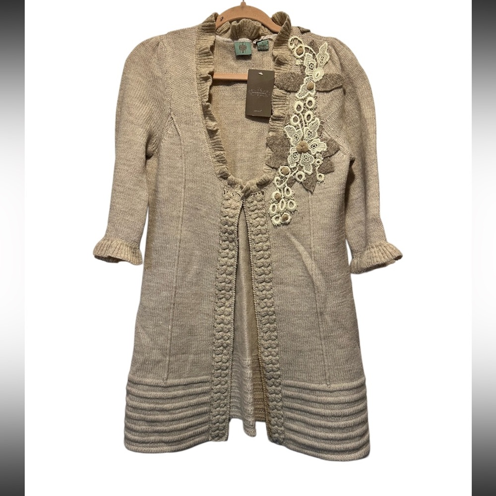 NWT Anthropologie Havilland cardigan size m - Picture 2 of 6
